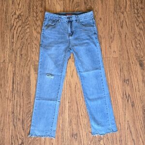Chelsea & Violet Cropped Straight Leg Jeans - Women's Size 27